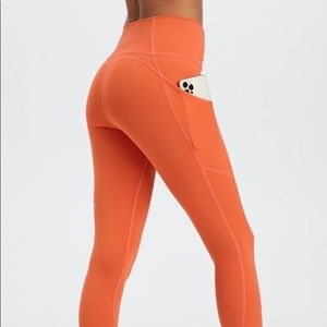 Fabletics Oasis High-Waisted 7/8 Legging Burnt Ochre XL